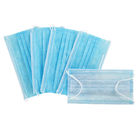 Non Woven Fabric Disposable Face Mask 3 Ply Single Use For Public Place